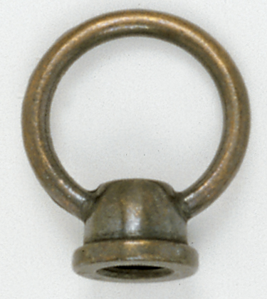 Product image for Satco 90/254 1-1/2" Female Loops; 1/8 IP With Wireway; 10lbs Max; Antique Brass Finish