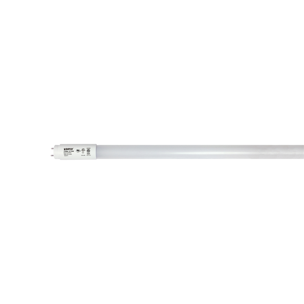 Product image for Satco S11950 7 Watt; 18 Inch; T8 Linear LED; Medium Bi-Pin G13Base; 3000K; 50000 Average Rated Hours; 700 Lumens; Type B Ballast Bypass