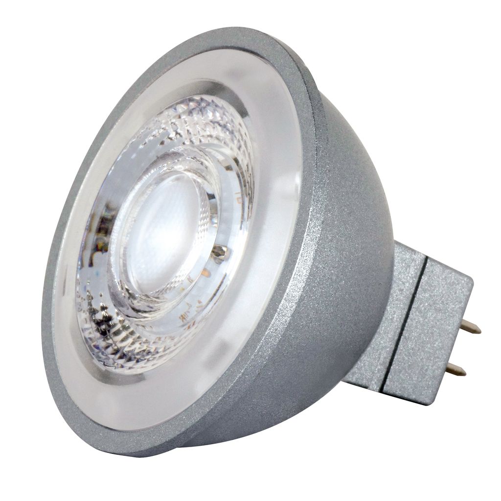 Product image for Satco S8640 8W; LED MR16; 2700K; 40 deg. beam spread; GU5.3 base; 12 Volt AC/DC
