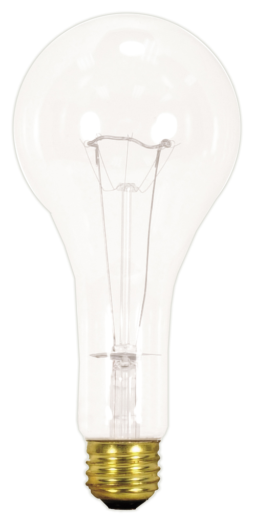 Product image for Satco S3017 150 Watt PS25 Incandescent; Frost; 5000 Average rated hours; 2200 Lumens; Medium base; 130 Volt; Shatter Proof