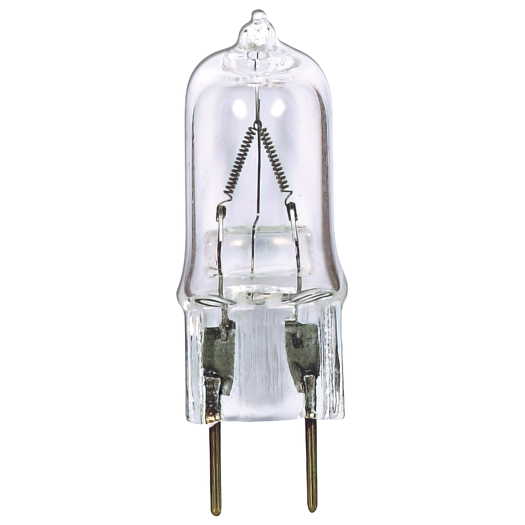 Product image for Satco S3539 20 Watt; Halogen; T4; Clear; 2000 Average rated hours; 180 Lumens; Bi Pin G8 base; 120 Volt; Carded