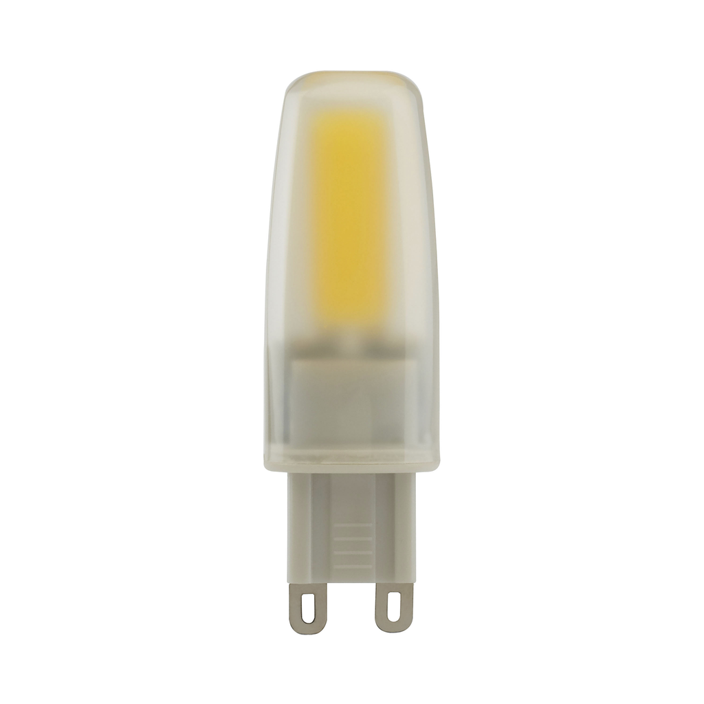 Product image for Satco S28682 4 Watt; JCD LED; Frost; 3000K; G9 base; 120-130 Volt