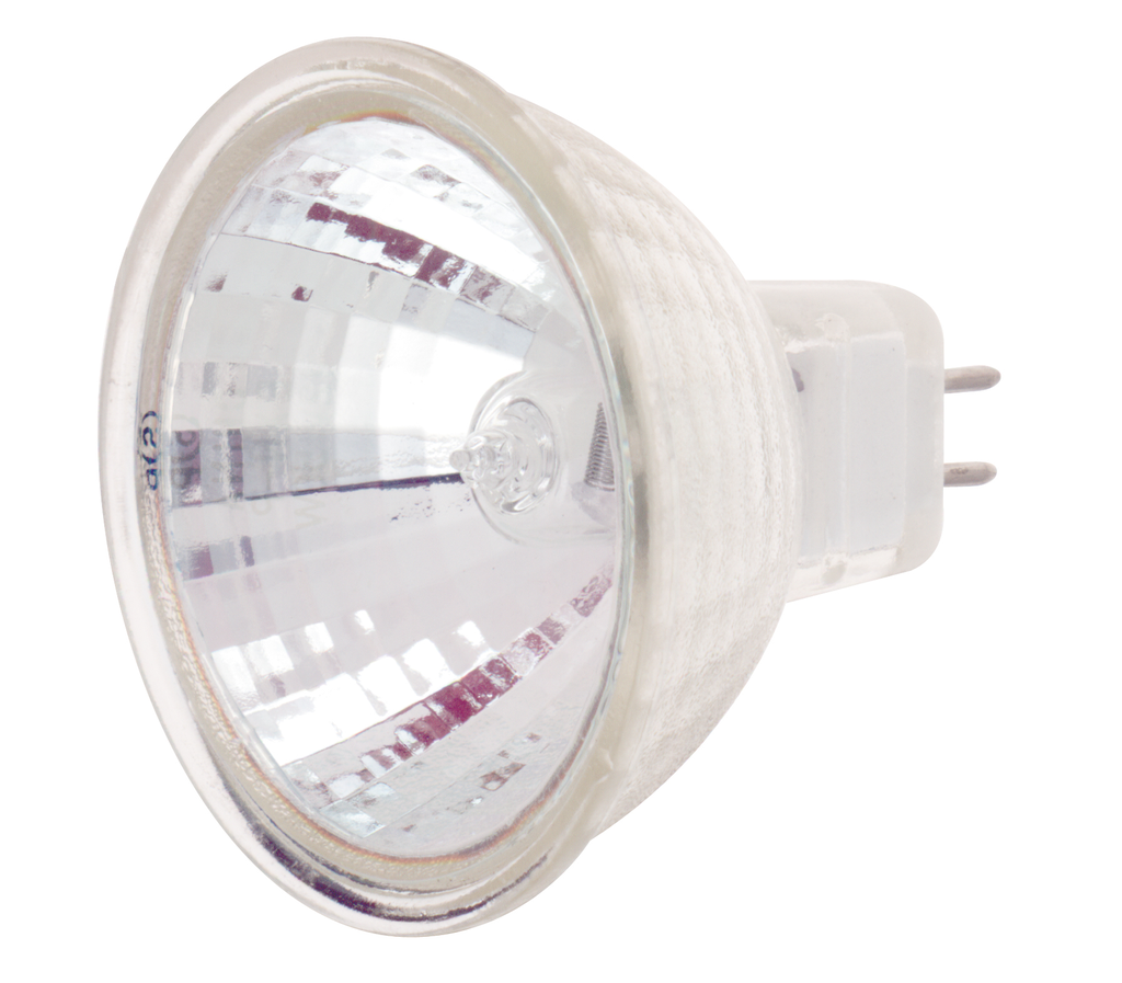 Product image for Satco S1992 20 Watt; Halogen; MR16; BAB/C; 2000 Average rated hours; Miniature 2 Pin Round base; 24 Volt