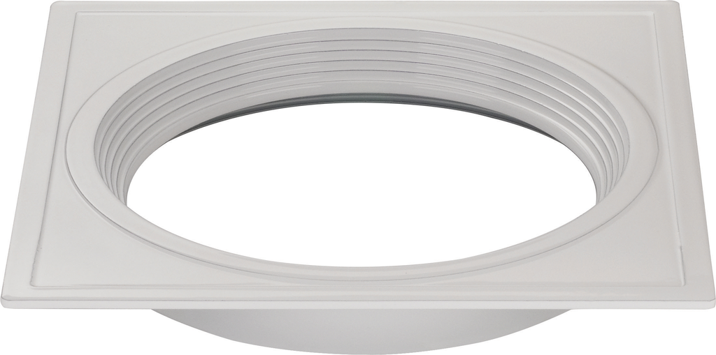 Product image for Satco S9534 Freedom Square 6" Trim Option For 5"/6" Base Unit; White Finish