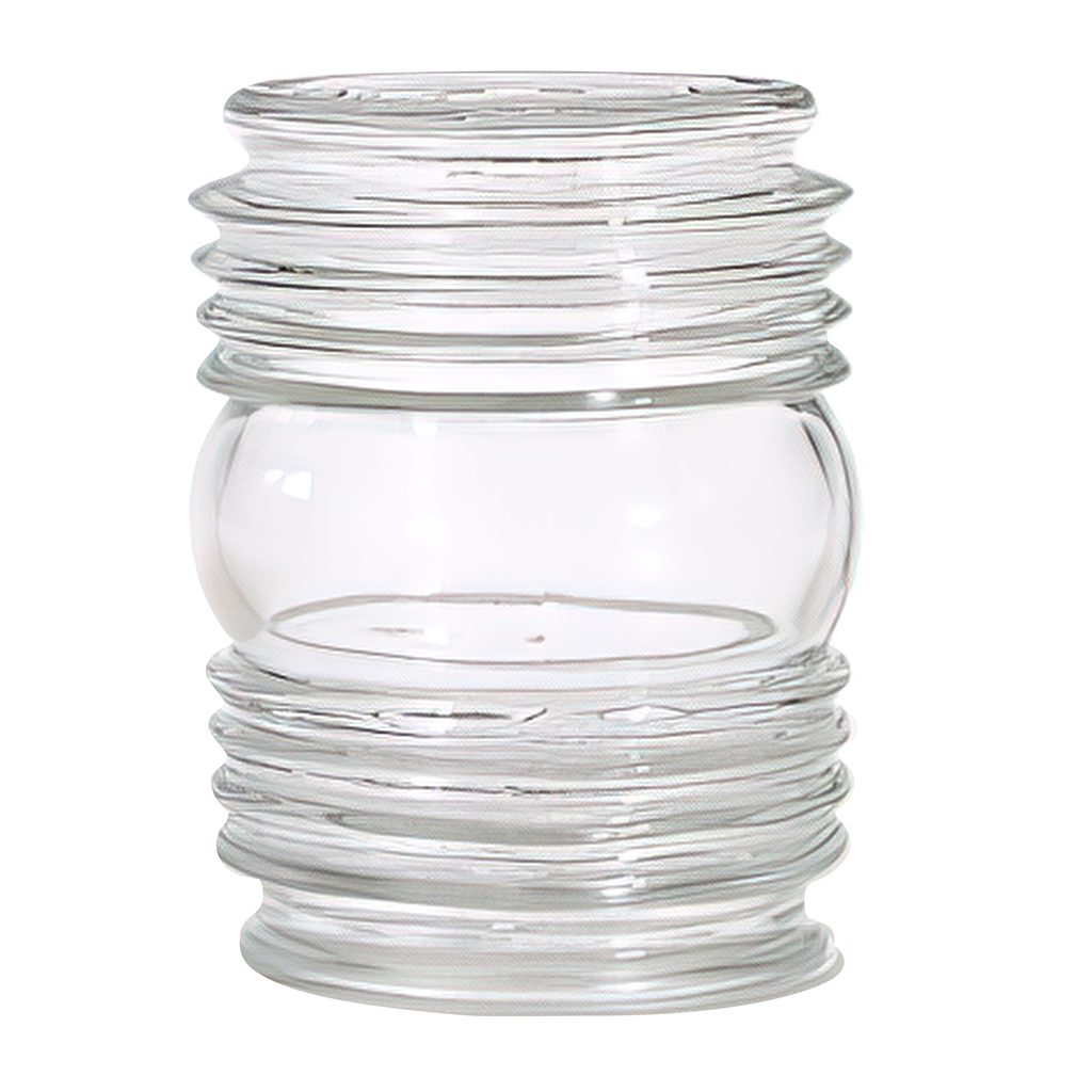 Product image for Satco 50/114 Clear Porch Glass Shade; 4-1/2 in.; x 3-1/4 in.; 3-3/4 in.; Diameter; 3-1/4 in.; Fitter; 4-1/2 in.; Height