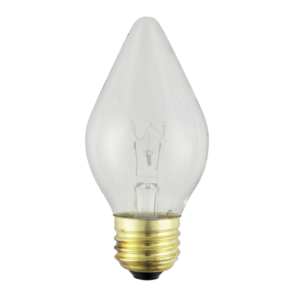 Product image for Satco S4536 60 Watt C15 Incandescent; Clear; 8000 Average rated hours; Medium base; 240 Volt; Shatter Proof