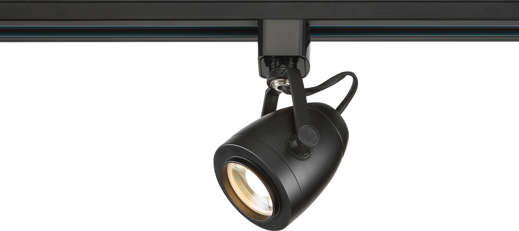 Product image for Nuvo TH414 1 Light - LED - 12W Track Head - Pinch Back - Black - 36 Deg. Beam