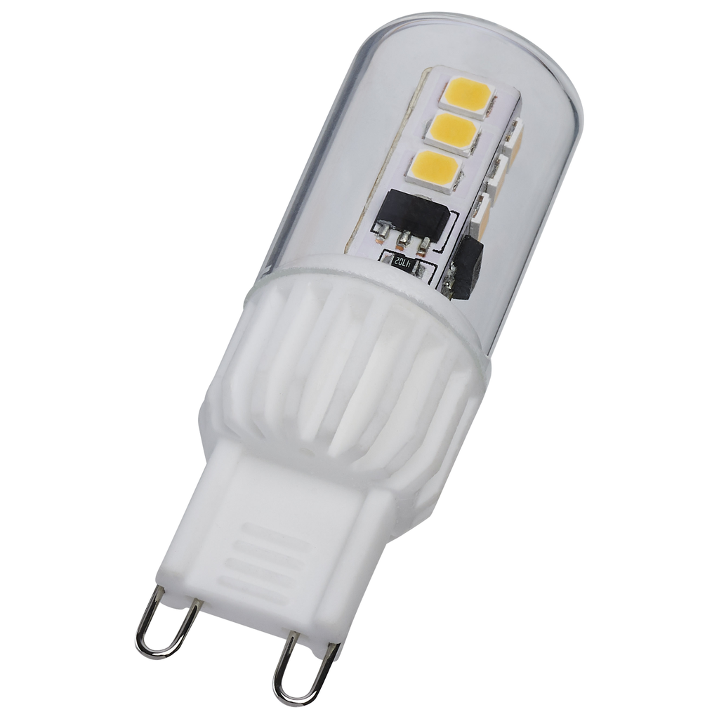 Product image for SATCO S12128 3.5W/LED/G9/830/CL/120
