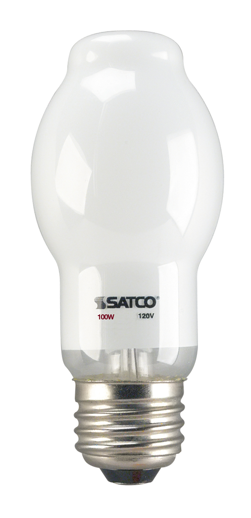 Product image for Satco S4602 100W Halogen; BT15; 3000 Average rated Hours; 1200 Lumens; Medium base; 120 Volt; Carded
