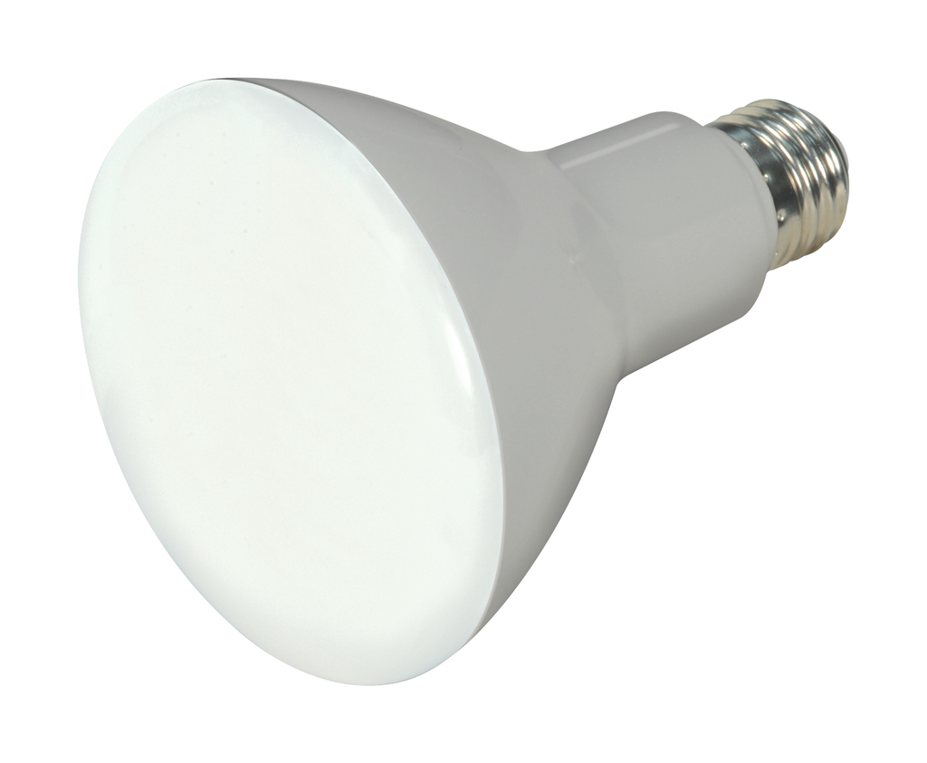 Product image for Satco S11333 7.5 Watt; BR30 LED; 2700K; Medium base; 105 deg. Beam Angle; 120 Volt; 2-pack