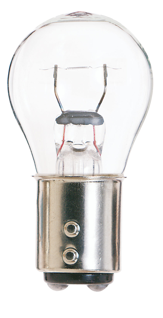 Product image for Satco S6957 26.88/8.26 Watt miniature; S8; 1200/5000 Average rated hours; DC Bay base; 12.8/14 Volt