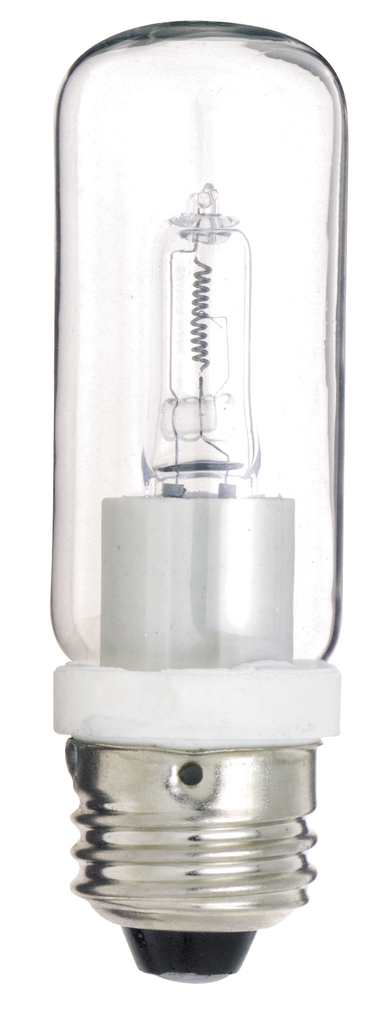 Product image for Satco S3472 75 Watt; Halogen; T10; Clear; 2000 Average rated Hours; 1050 Lumens; Medium base; 120 Volt; Carded