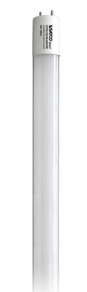Product image for Satco S9237 - 14 Watt T8 LED; Medium bi-pin base; 5000K; 50000 Average rated hours; 1800 Lumens