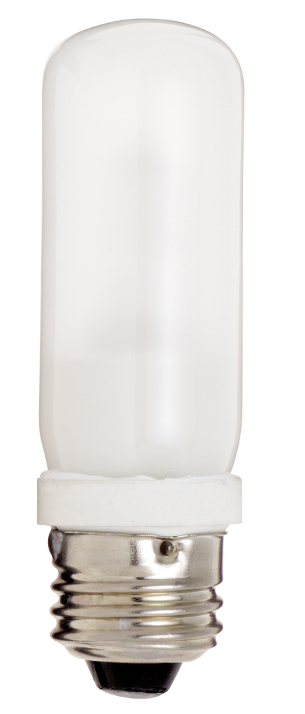 Product image for Satco S3476 75 Watt; Halogen; T10; Frosted; 2000 Average rated Hours; 1420 Lumens; Medium base; 120 Volt; Carded