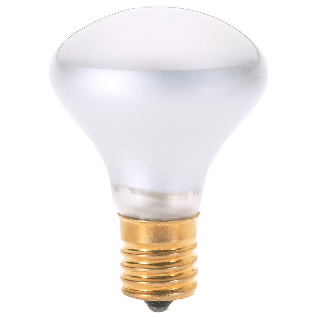 Product image for Satco S4701 40 Watt R14 Incandescent; Clear; 1500 Average rated hours; 280 Lumens; Intermediate base; 120 Volt; Carded