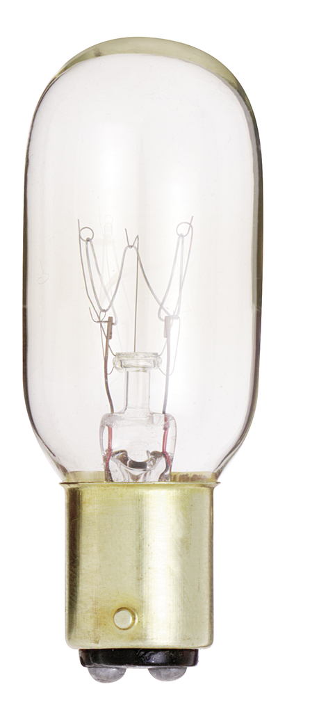 Product image for Satco S3909 25 Watt T8 Incandescent; Clear; 2500 Average rated hours; 190 Lumens; DC Bay base; 130 Volt