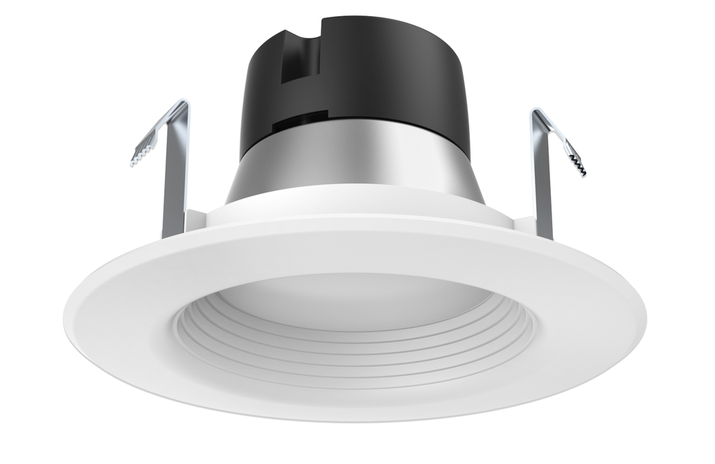 Product image for Satco S9729 7.5 watt LED Downlight Retrofit; 4'' Baffle; 3000K; GU5.3 socket for MR16 retrofit; 12 volts