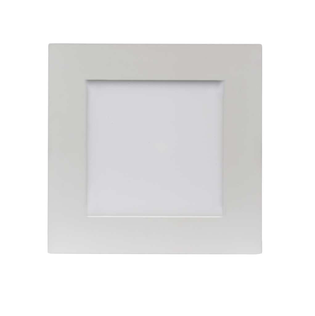 Product image for Satco S11617 24 watt LED Direct Wire Downlight; Edge-lit; 8 inch; 5000K; 120 volt; Dimmable; Square; Remote Driver