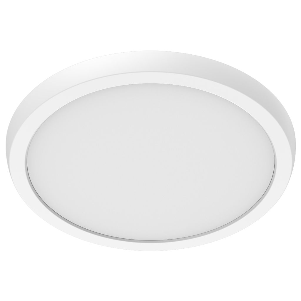 Product image for Satco 62-1920 9" 11W LED Round Fixture, Blink Performer, 5 CCT Selectable, White Finish
