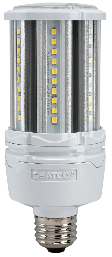 Product image for Satco S39671 22W LED HID Replacement; 2700K; Medium base; 100-277 Volt