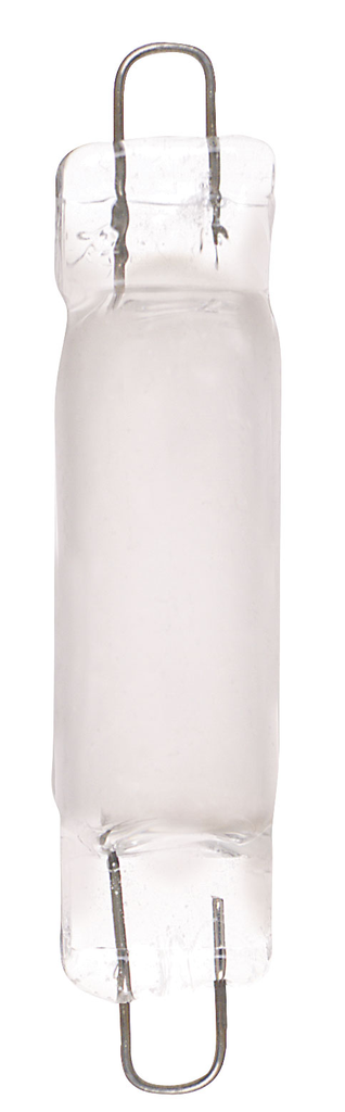 Product image for Satco S6998 10 Watt miniature; T3; Frost; 20000 Average rated hours; 100 Lumens; Rigid Loop base; 12 Volt