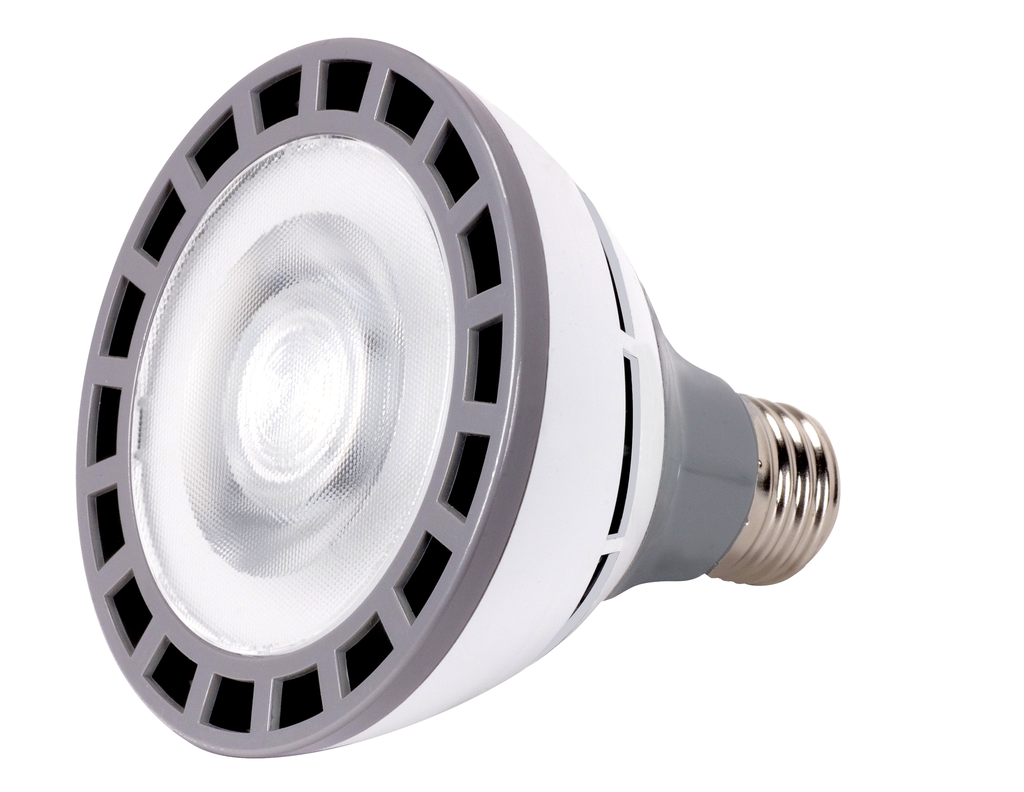 Product image for Satco S9763 12 Watt PAR30 Short Neck LED; 4000K; 25 deg. Beam Angle; Medium base; 100-277 Volt