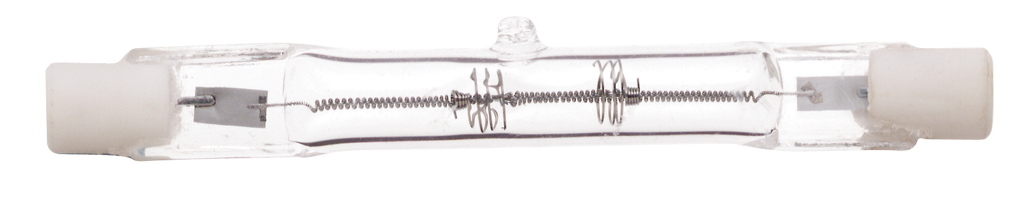 Product image for Satco S3426 250 Watt; Halogen; T3; Clear; 1500 Average rated hours; 4500 Lumens; Double Ended base; 78mm; 120 Volt