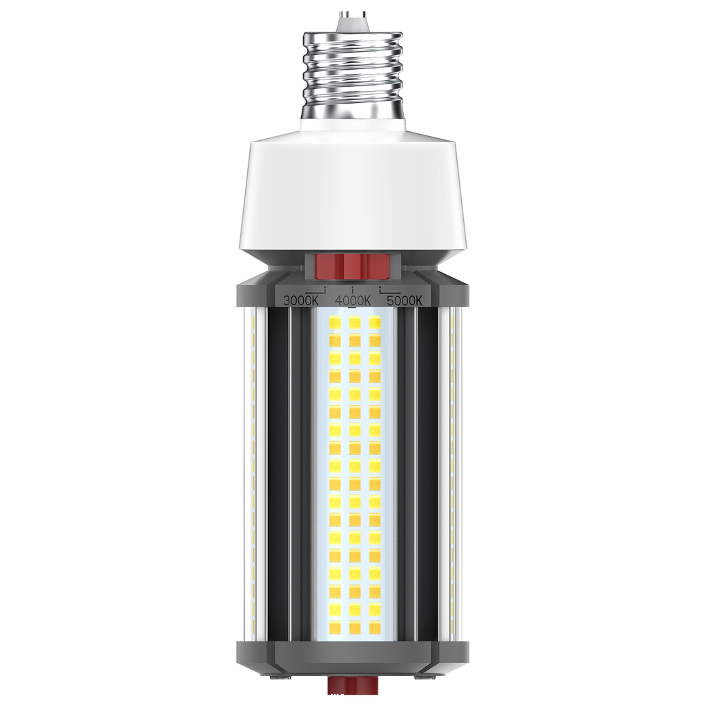 Product image for Satco S23151 27/22/18 Wattage Selectable; LED HID Replacement; CCT Selectable; Extended Mogul base; 100-277 Volt; ColorQuick Technology; PowerQuick Technology