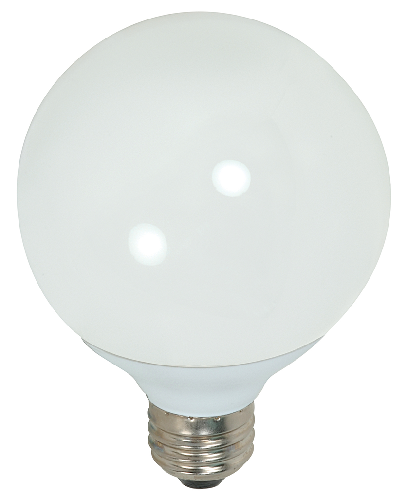 Product image for Satco S7304 15 Watt; G25 Compact Fluorescent; 2700K; 82 CRI; Medium base; 120 Volt