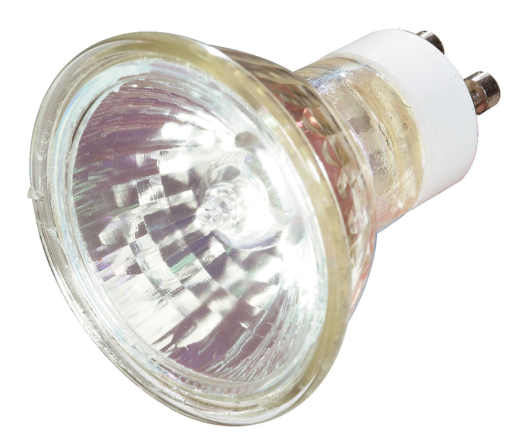 Product image for Satco S3515 20 Watt; Halogen; MR16; 2000 Average rated hours; 120 Lumens; GU10 base; 120 Volt
