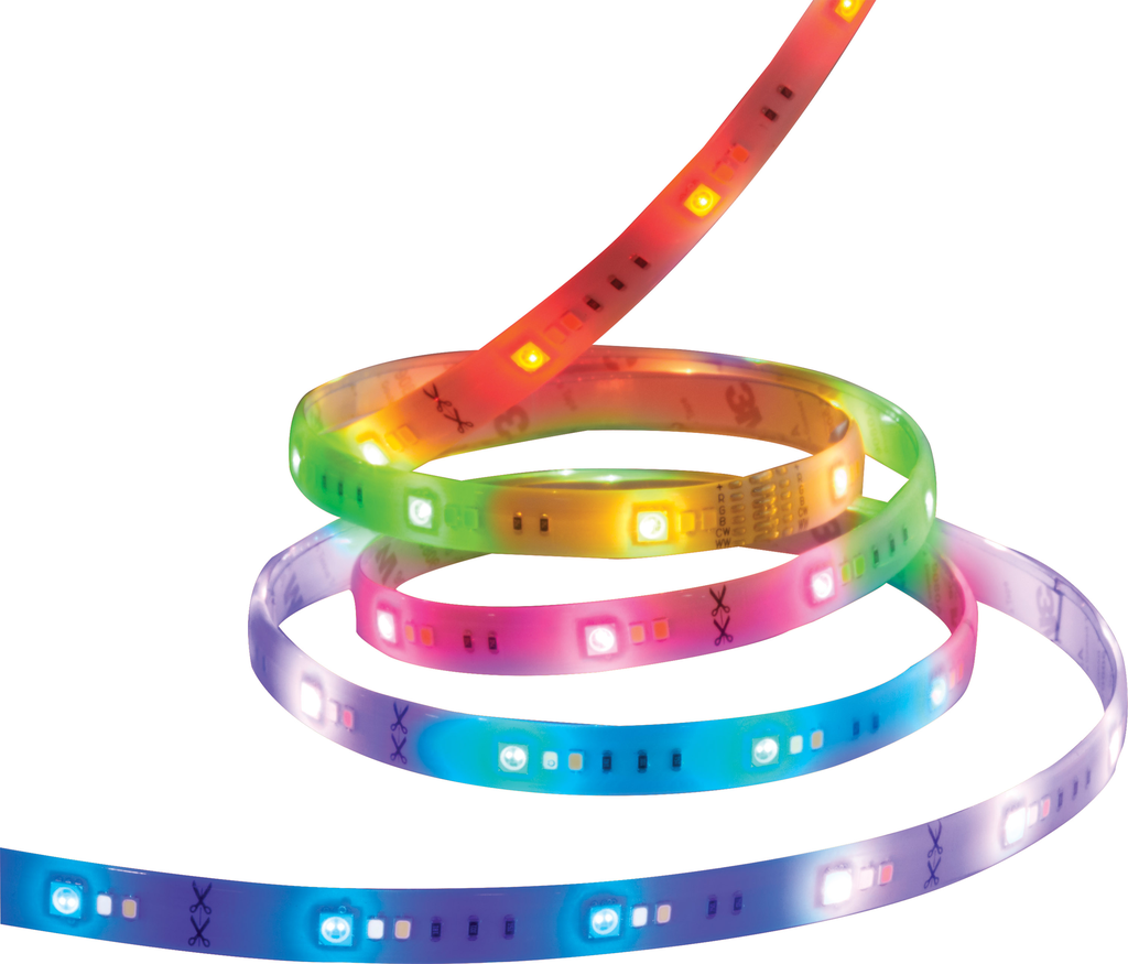 Product image for Satco S11265 28 Watt; 16FT; Outdoor; LED; RGBW Strip Light; Starfish IOT; 120 Volt; 2500 Lumens