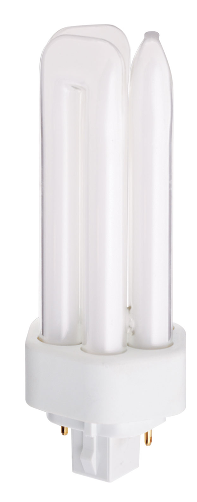 Product image for Satco S4367 18W pin-based Compact Fluorescent; 2700K; 82 CRI; GX24d-2 base