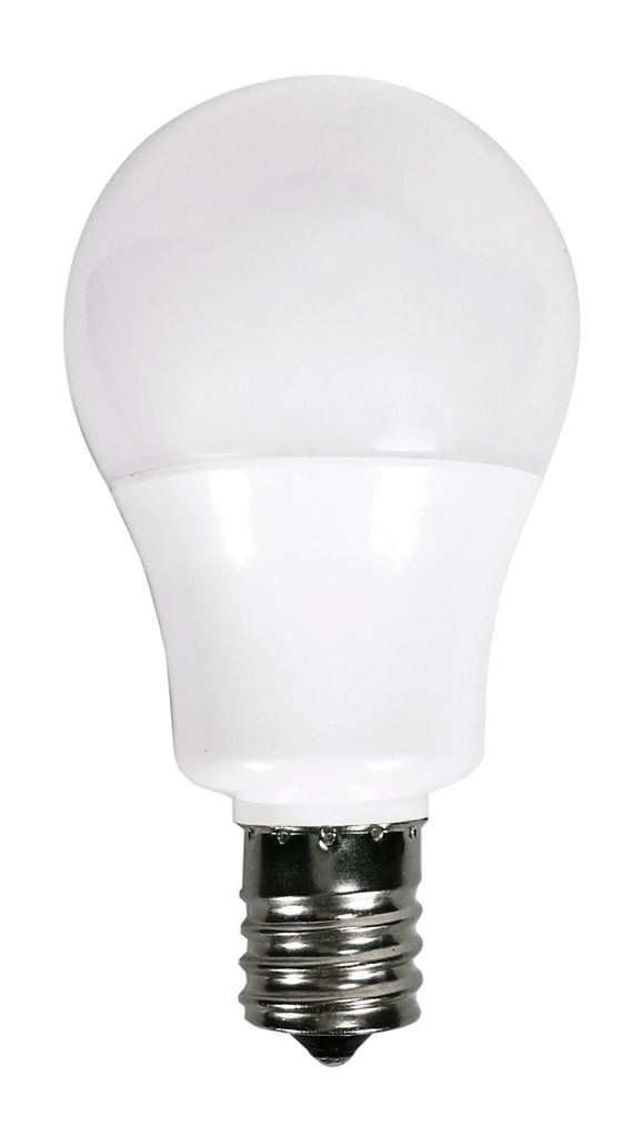 Product image for Satco S9064 5.5 Watt; A15 LED; 2700K; E17 Intermediate base; 230 deg. Beam Angle; 120 Volt