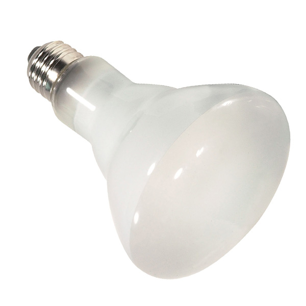 Product image for Satco S4415 65 Watt; Halogen; BR30; Frosted; 2000 Average rated hours; 900 Lumens; Medium base; 130 Volt