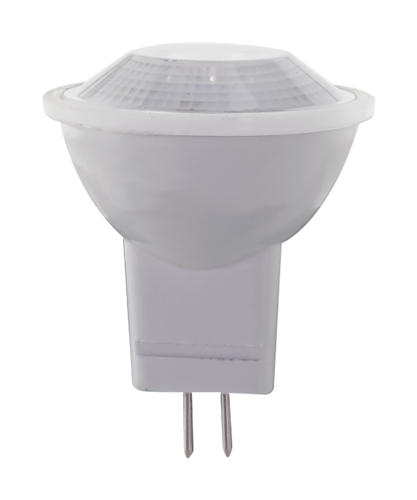 Product image for Satco S21741 2 Watt MR11 LED; GU4 base; 3000K; 12 Volt; 36 deg. Beam Angle; 2-Card