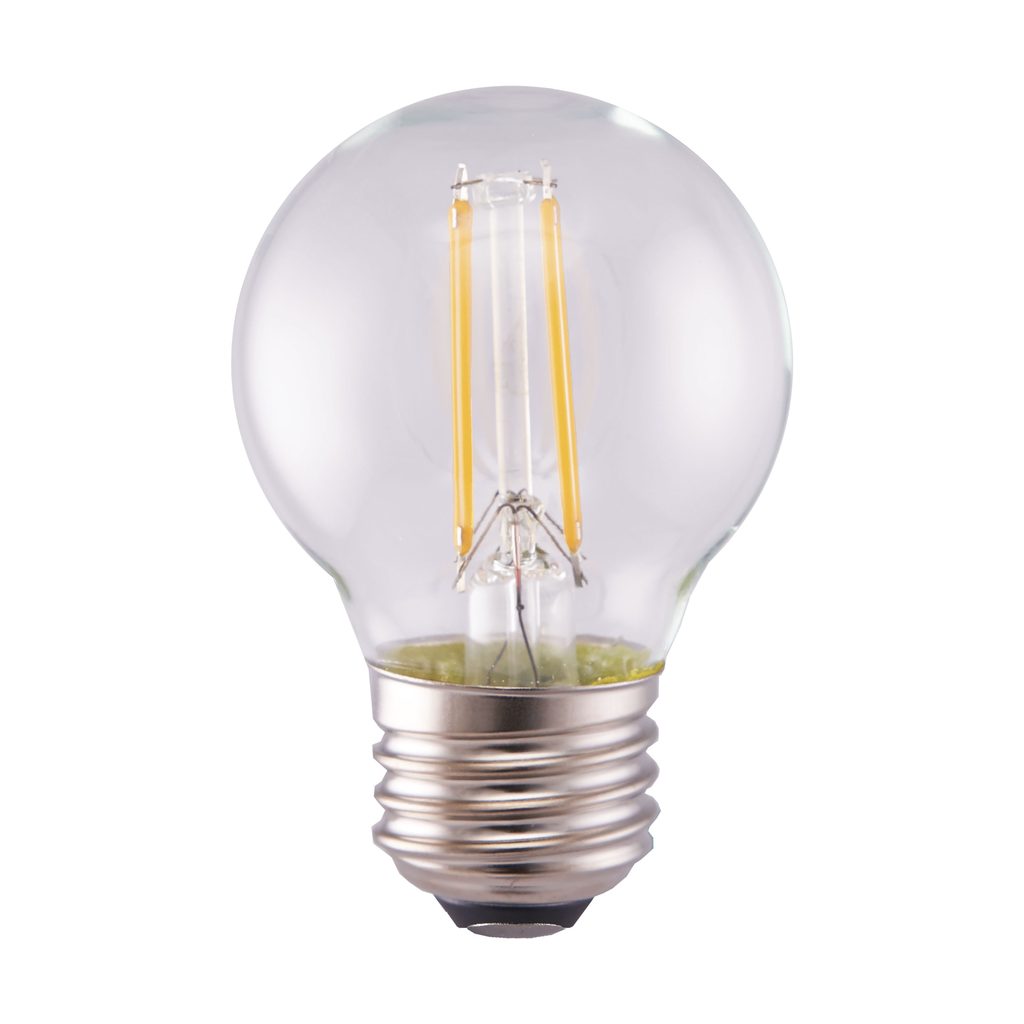 Product image for Satco S12104 5.5 Watt G16 1/2 LED; Clear; Medium base; 4000K; 500 Lumens; 120 Volt