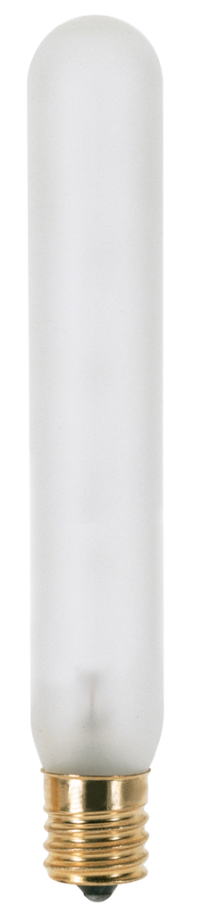 Product image for Satco S3281 20 Watt T6 1/2 Incandescent; Frost; 1500 Average rated hours; 140 Lumens; Intermediate base; 130 Volt