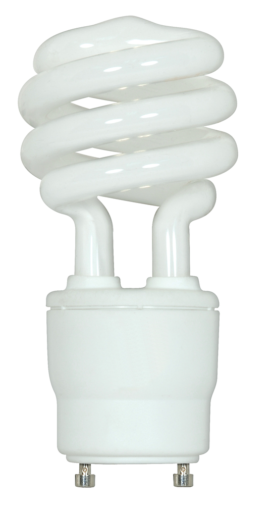 Product image for Satco S8233 26 Watt; Spiral Compact Fluorescent; 3500K; 82 CRI; GU24 base; 120 Volt