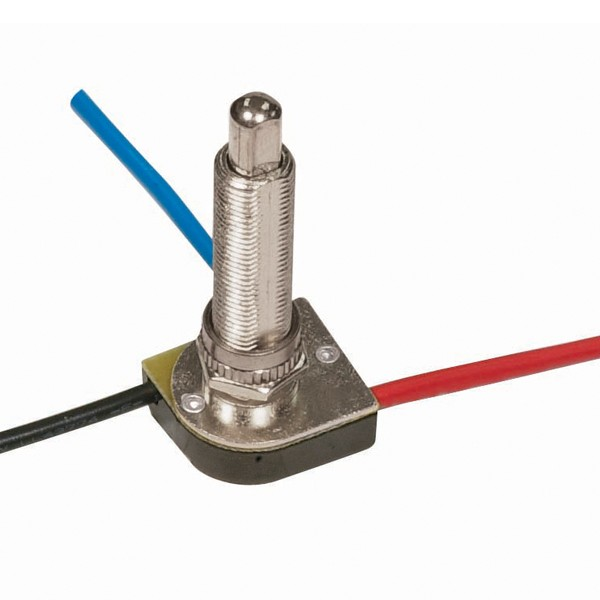 Product image for Satco 80/1412 3-Way Metal Push Switch, Metal Bushing, 2 Circuit, 4 Position(L-1, L-2, L1-2, Off). Rated: 6A-125V, 3A-250V
