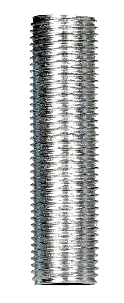 Product image for Satco 90/286 1/8 IP Steel Nipple; Zinc Plated; 1-1/2" Length; 3/8" Wide