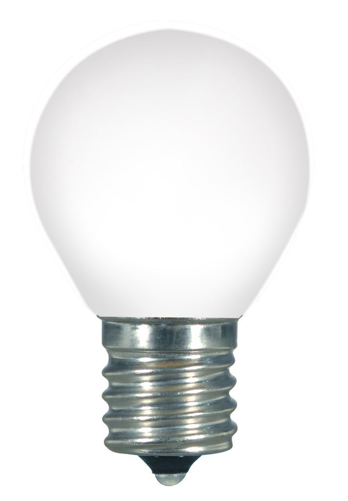 Product image for Satco S9168 1 Watt LED; S11; White; 2700K; Intermediate base; 120 Volt; Carded