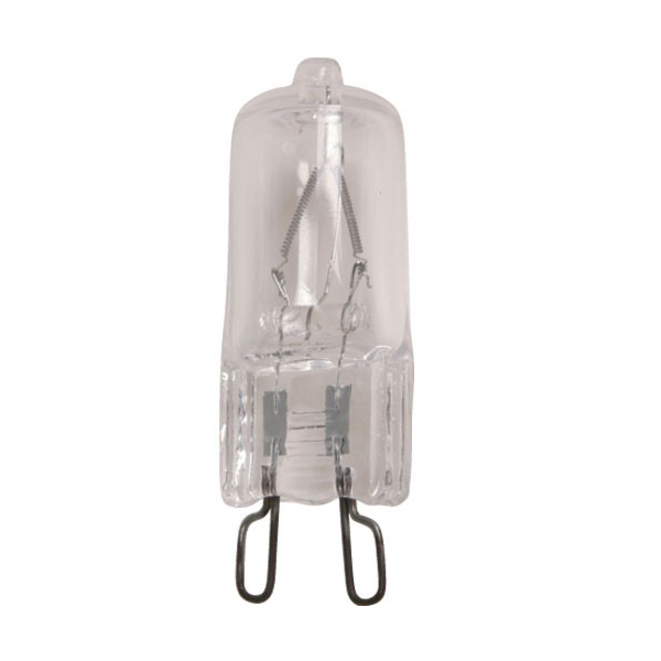 Product image for Satco S4641 40W Halogen; T4; Clear; 2000 Average rated hours; 500 Lumens; Double Loop base; 120 Volt