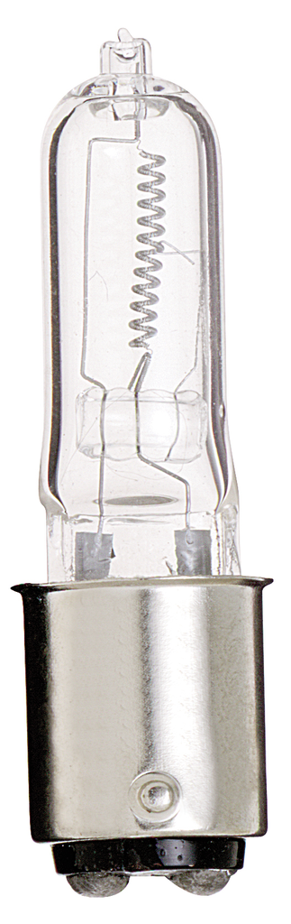 Product image for Satco S1981 50 Watt; Halogen; T4; Clear; 2000 Average rated hours; 750 Lumens; DC Bay base; 120 Volt