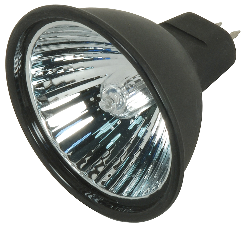 Product image for Satco S4178 20 Watt; Halogen; MR16; BAB; 3000 Average rated hours; Miniature 2 Pin Round base; 12 Volt