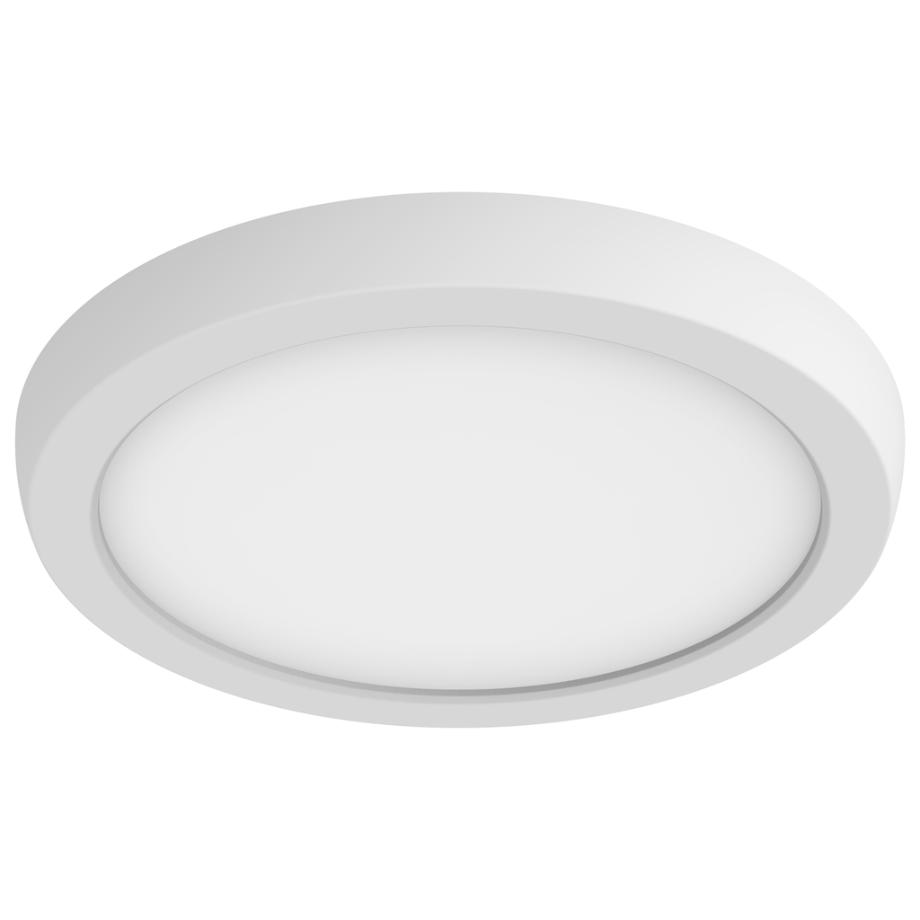 Product image for Satco|Nuvo 62-1710 BLINK® PRO 7" Round LED Surface Mount Downlight, 11W 120V, 980-1050 Lumens, 5 CCT Selectable 2700K to 5000K, White Finish