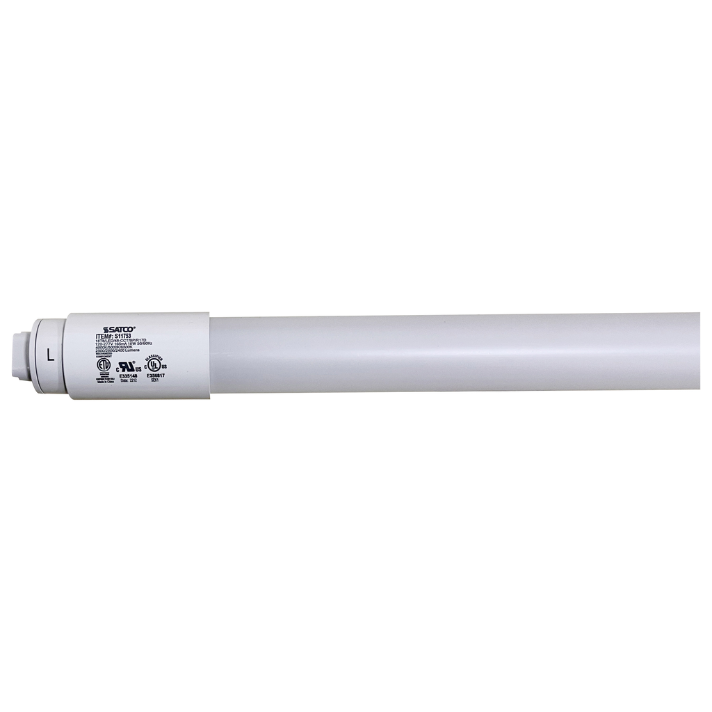 Product image for SATCO S11753 18T8/LED/48-CCT/BP/R17