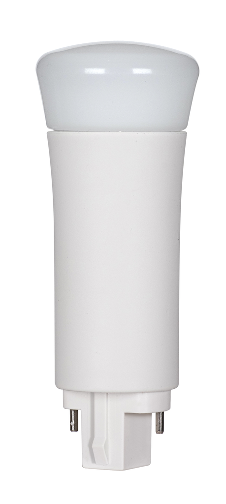 Product image for Satco S8535 9 Watt LED PL 2-Pin; 2700K; 900 Lumens; G24d base; 50000 Average rated hours; 120 Deg. Beam Angle; Vertical; Type B; Ballast Bypass