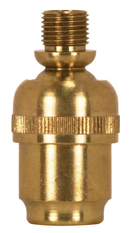 Product image for Satco 90/2335 Solid Brass Heavy Duty Swivel; 1/8 M x 1/8 F; 1-3/4" Height; Unfinished
