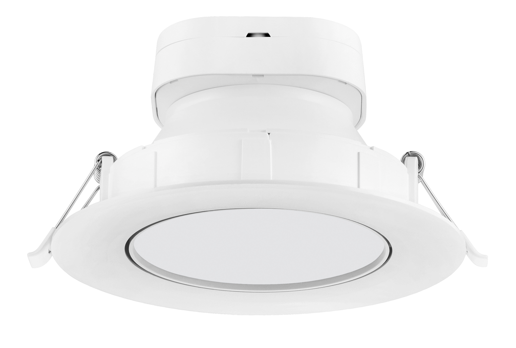 Product image for Satco S11713 9 watt LED Direct Wire Downlight; Gimbaled; 6 inch; 3000K; 120 volt; Dimmable