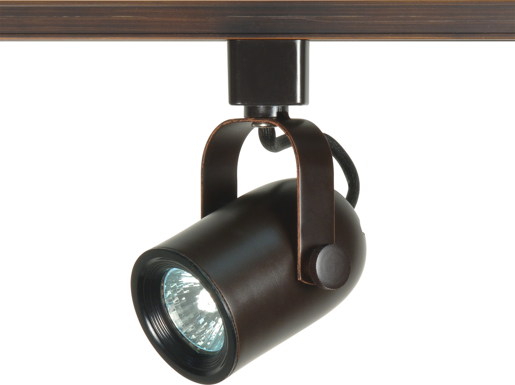Product image for Nuvo TH351 1 Light - MR16 - 120V Track Head - Round back- Russet Bronze Finish